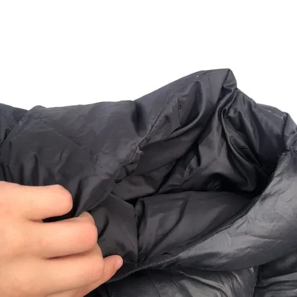 Vintage The North Face Nuptse Jacket Vest Black XXL Goose Down Jacket - Picture 9 of 15